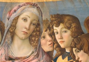 Mária a gyermekkel és hat angyallal alkotó: Sandro Botticelli